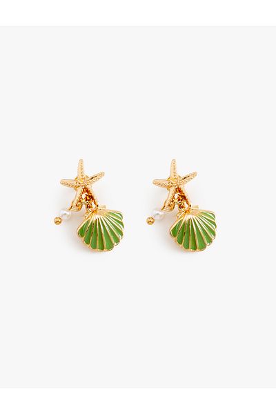 Koton Seashell Patterned Earrings