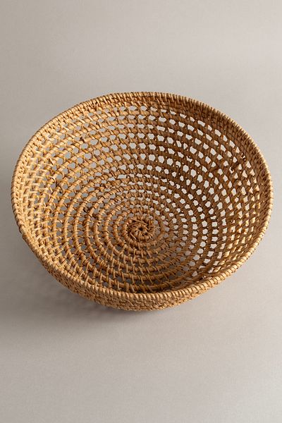 Koza Home Natural Rattan Meander Food Protector - 31X13Cm 9071