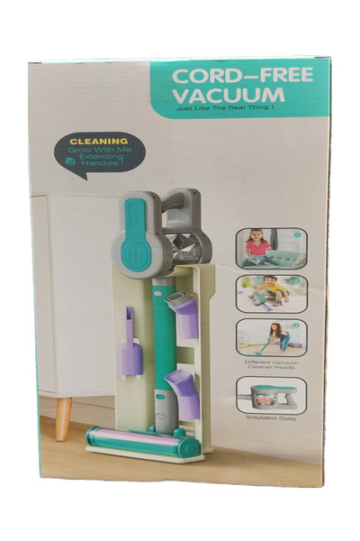 Farbu Oyuncak Toycraft Pilli Dikey Süpürge Duvar Tutma Aparatlı HJ615B