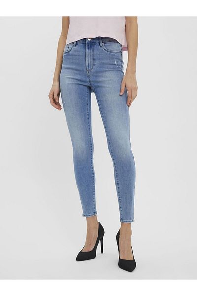 Vero Moda Skinny Jeans VMSOPHIA Hohe Taille Skinny Fit Jeans