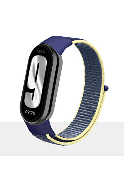 KRETON Mi Band 8 , Mi Band 9 Ve Mi Band 10 Ile Uyumlu Kayış Spor Kumaş Cırt C...