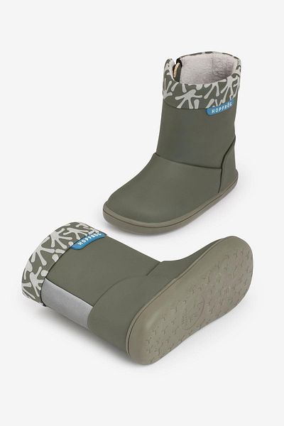 HOPFRÖG Smart Walker Cool Boots Super Matte Khaki Barefoot Παιδικές Μπότες