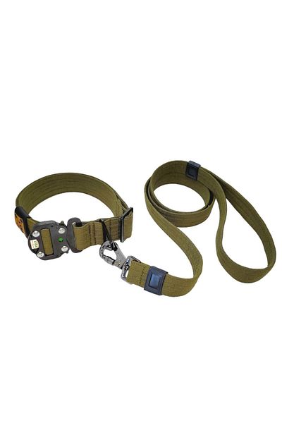 VSLT HANDMADE Large Breed Dog Collar and Strap,k9 Dog Collar,strap.doberman, German Shepherd,cane Corso.vb