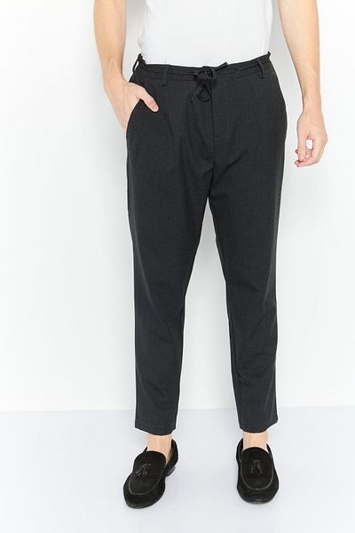 CELIO Men Regular Fit Solid Sweatpants, Charcoal