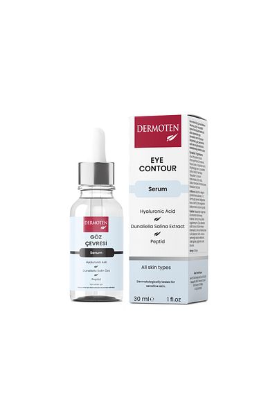 Dermoten Anti-Aging Augenkonturpflegeserum, feuchtigkeitsspendend und straffend mit Collagen für ein jugendliches Aussehen