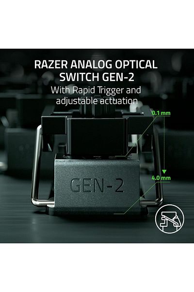RAZER Huntsman V3 Pro Tkl Wired Analog Optical Esports Keyboard: Snap Tap Mode/rapid Trigger/rgb
