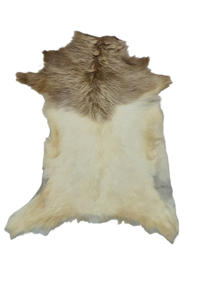 Ottoman Pouffe Hakiki Oğlak Derisi Gerçek Deri Post 57x67cm (026) Posteki Ev ...