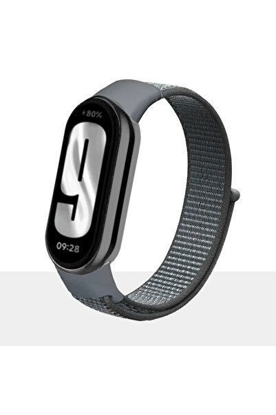 KRETON Mi Band 8 , Mi Band 9 Ve Mi Band 10 Ile Uyumlu Kayış Spor Kumaş Cırt C...