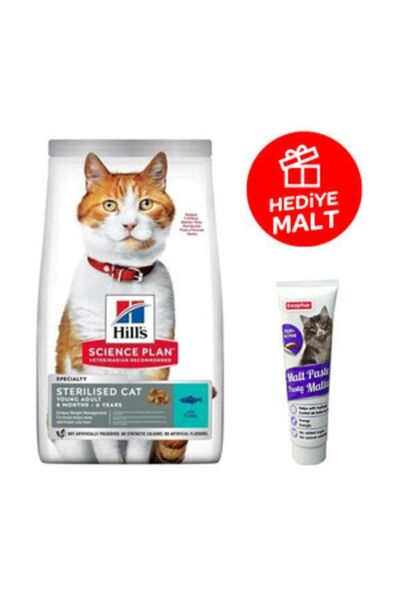 Hill's SCIENCE PLAN Somonlu Kısırlaştırılmış Yetişkin Kedi Maması 8+2 kg (bea...