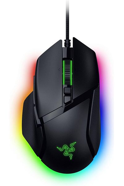 RAZER Basilisk V3 35K Wired Ergonomic Gaming Mouse HyperScroll Wheel- 35K DPI 13 Buttons, RGB