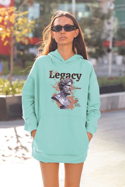 ADABEBEK Γυναικείο φούτερ με κουκούλα Legacy Printed 22845