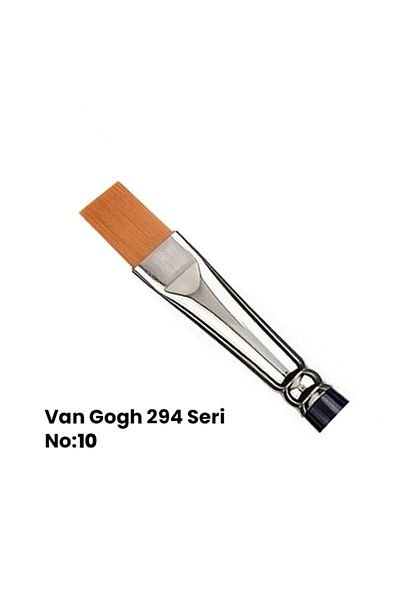 Van Gogh 294 Series Synthetic Brush - Flat Cut Tip, No 10