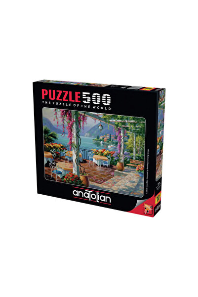 Anatolian Puzzle أحجية الصور المقطوعة 500 قطعة - الشرفة الأرجوانية المتسلسلة ...