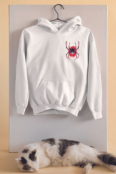 ADABEBEK Φούτερ με στάμπα Spider Unisex Oversize - 23006