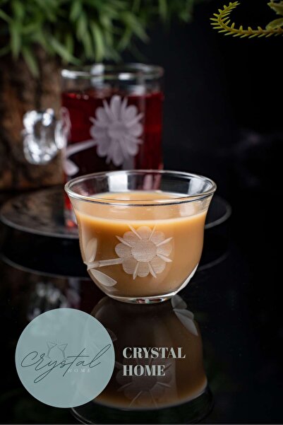 crystal home 18 Piece Tea and Coffee Set