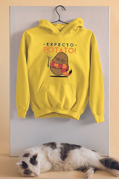 ADABEBEK Унисекс суитшърт Expecto Potato Oversize - Spider 23044