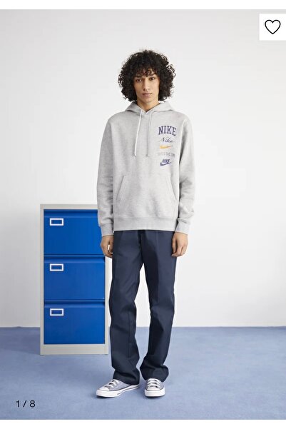 Nike Sportswear Club Fleece Pullover Hoodie Gri Erkek Sweatshirt