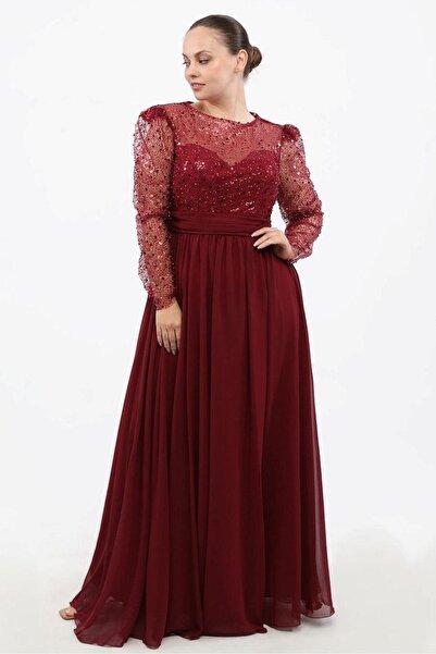 Aperla Korálkování Vyšívané Crew Dlouhé rukávy Podšívka Uvnitř princeznovskýc...