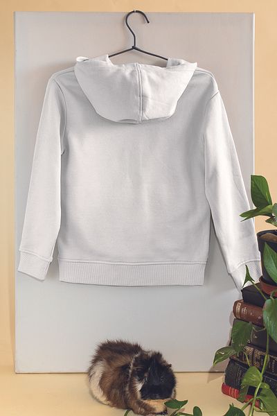 ADABEBEK Hanorac oversize unisex cu imprimeu Little King Leon pentru copii