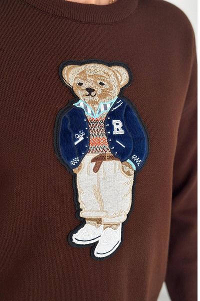 ZISHAN Модел V2 Дамски трикотажен пуловер Teddy Bear - стандартен размер