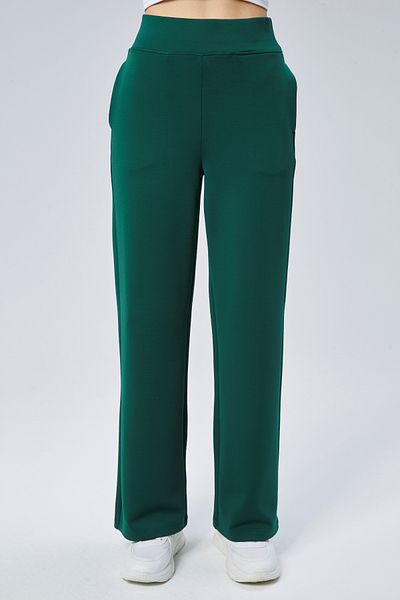 Maison La Femme Women's Green Pants
