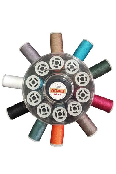 ÖZ-EL AŞ Sewing Thread Set 10Pcs Different Color Sewing Thread with Needlework Gift, Multipurpose Embroidery Thread