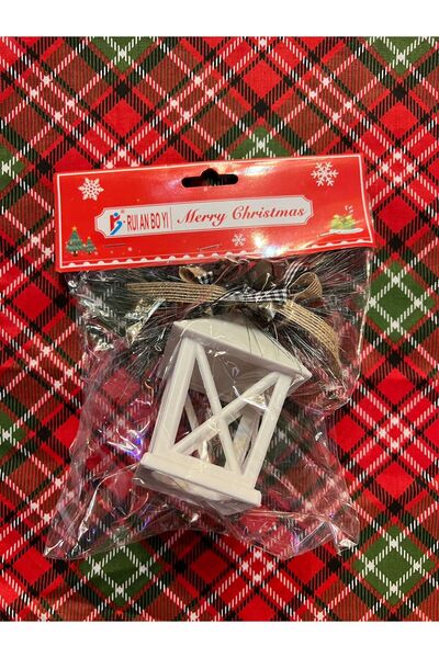 OKYANUSAYD 11 سم زخرفة فانوس شجرة عيد الميلاد يمكن تعليقها على شجرة صنوبر عيد...