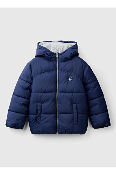 Benetton Lacivert Erkek Şişme Mont 2WU0CN05I 252