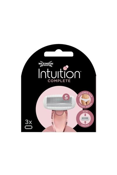 Wilkinson Sword Intuition Complete Kadın Tıraş Bıçağı Kartuşu | 3 Yedek Kartuş