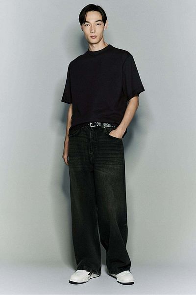 H&M Boxy Fit Washed T-shirt