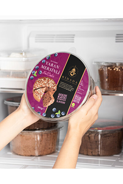 Ridada Yaban Mersinli Natcake Şekersiz Vegan Tatlı Ekmek 480 gr