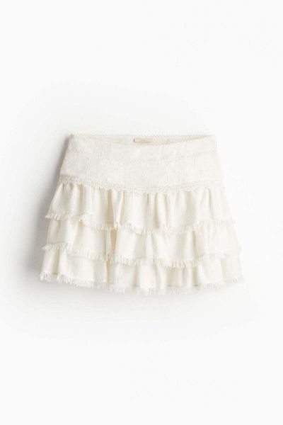 H&M Tiered mini skirt