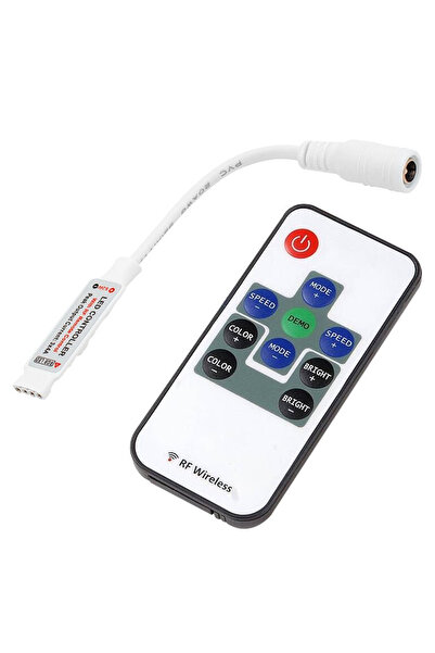 PUFFIN 5-24 Volt RF Mini Kumanda Modüllü Uzak Mesafe Algılamalı RGB Şerit Led...