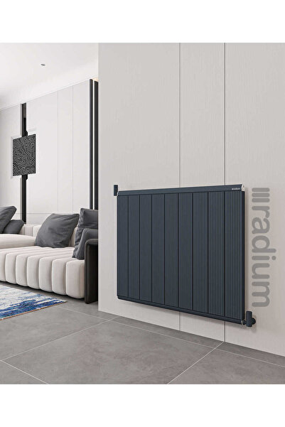 Radium Nilüfer Antrasit Alüminyum Radyatör 600x1000mm