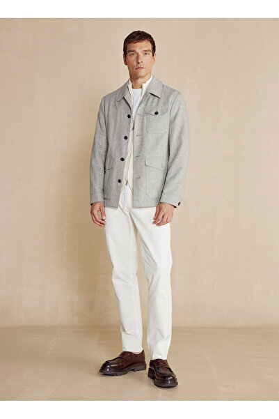 BROOKS BROTHERS Standart Gri Erkek Ceket BBFW24MBL012