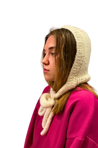 TULEK Soft Laura Balaklava Beanie from Alpaca Wool