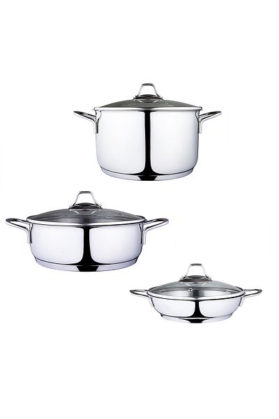 Serenk Modernist Topfset, Servierpfanne, Schmortopf, Kochtopf, Made In Türkiye