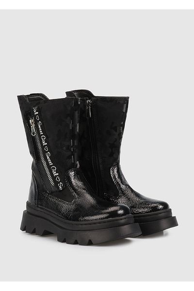 Kiddo Black Girl's Boots