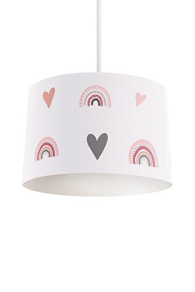 dekomingo Kalpli Pudra Gökkuşağı Bebek Ve Çocuk Odası Avize