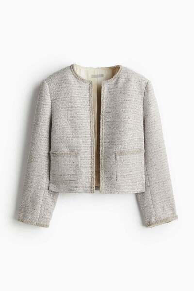 H&M Textured-weave jacket