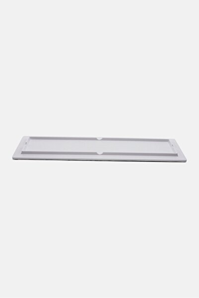 Kitchen Craft We Love Summer Rectangle Melamine Marble-Effect Food Serving Platter, 17 H x 53 L cm, Grey