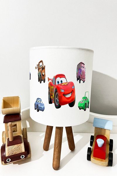 dekomingo Cars Family Baby and Children's Room Lampshade