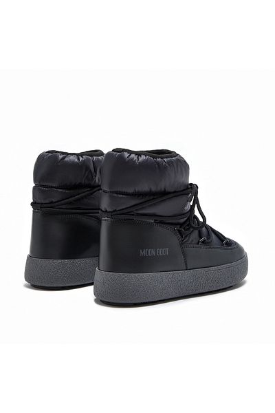 MOON BOOT حذاء WP من النايلون للنساء/الفتيات - 80d 2450080 -n001 Ltrack أسود منخفض