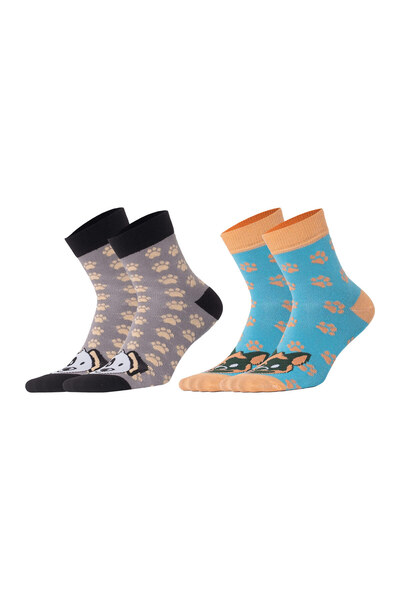 Biggdesign Dogs 5 Pcs Women Socket Socks