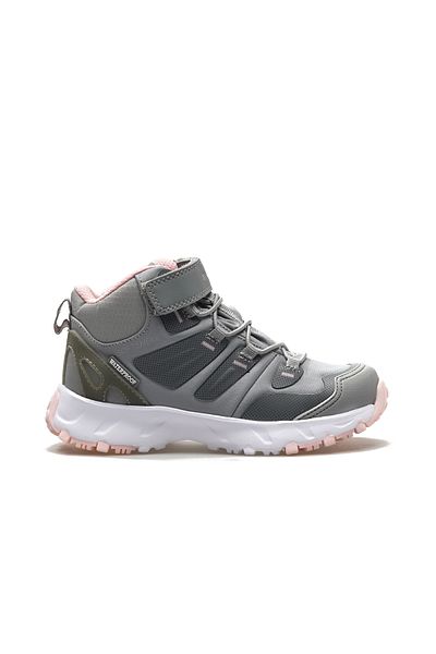 BUCKHEAD Zyon High Unisex Παιδικές αδιάβροχες καθημερινές μπότες 24k Buck3005 Γκρι/ροζ