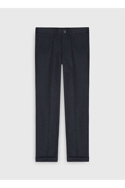 ALTINYILDIZ CLASSICS Hexagon Classics Elastic Waist Slim Fit Anthracite Men's Pants Ace 012510152 _Pant Classic Side