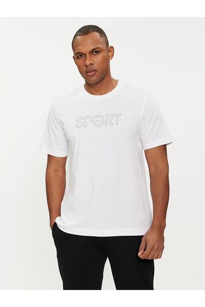 Calvin Klein Erkek Beyaz T-shirt
