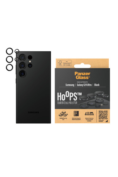 Panzer Glass Hoops Camera Lens Protector Samsung Galaxy S24 Ultra - Black