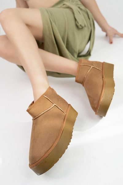 XStreet Γυναικείες μπότες Sophie 101 Wool Short Wedge