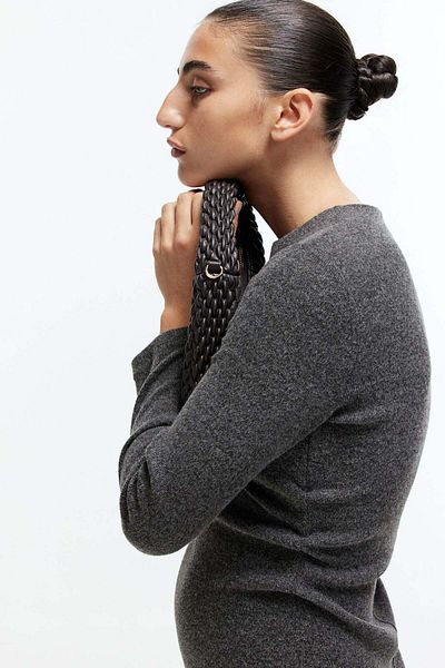 H&M Fitted jersey dress